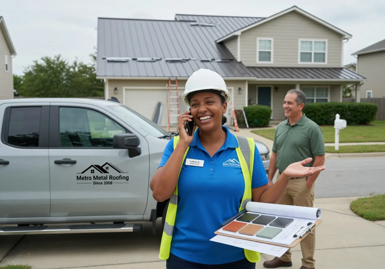 Storm Damage Metal Roof Repair in South Gardiner, ME
